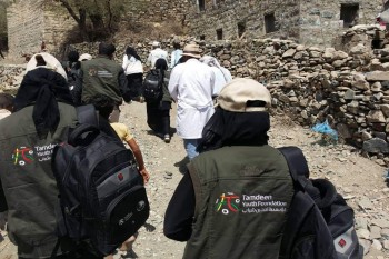 Mawayah and Al-Silw in Taiz: Tamdeen Youth Foundation fights cholera and treats malnourished people