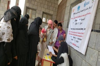 مؤسسة تمدين شباب تدشن الإستجابة الإنسانية الطارئة في محافظة الضالع وتقدم مساعدات لـ 114 أسرة نازحة