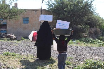 Rapid Response Project teams meet the needs of 1466 IDP families in Al-Dhali governorate … these families are not figures?