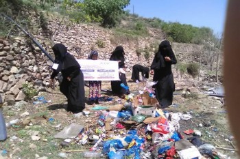 In Hyfan District in Taiz City … Community initiatives and competition for a healthy life and a clean environment