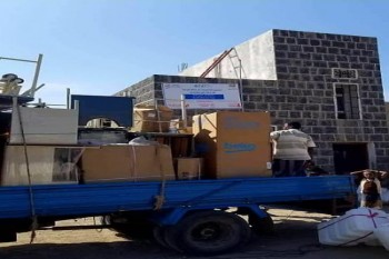 Distribution of furniture, equipment and medical supplies to 6 health facilities in Al Mukha and Dhubab districts.