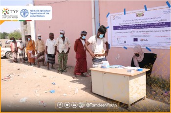 Under the Support of Rural Resilience in Yemen ...Tamdeen Youth Distributes Tomato Seeds in Lahj Governorate