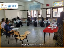 Tamdeen Youth Concludes Training Course for a Number of Health Workers in Maqbanah District, Taiz Governorate