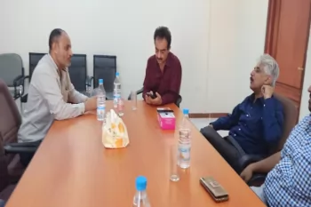 Chairman of Tamdeen Youth Discusses the Humanitarian Action Localization Initiative and the Economic Recovery Program with the Ministry of Planning in Aden 