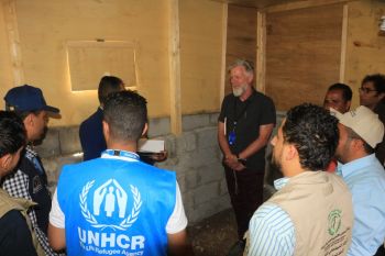 وفد من الـ UNCHR يطلع على المشاريع التي تنفذها مؤسسة تمدين شباب في محافظة إب 
