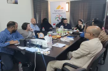 Aden: A Joint Delegation From SDC and SIDA Visits TYF and Meets Representatives of Several Local Organizations