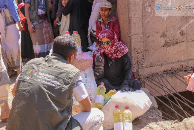 مشروع توزيع الغذاء العام في مديريتي جبل حبشي و المسراخ بمحافظة تعز